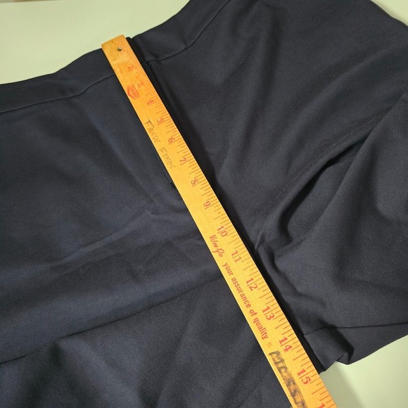 Boden Womens Culottes 14R Navy Blue Wide Leg Stretch Crop Pants Minimalist NWT - Picture 10 of 13